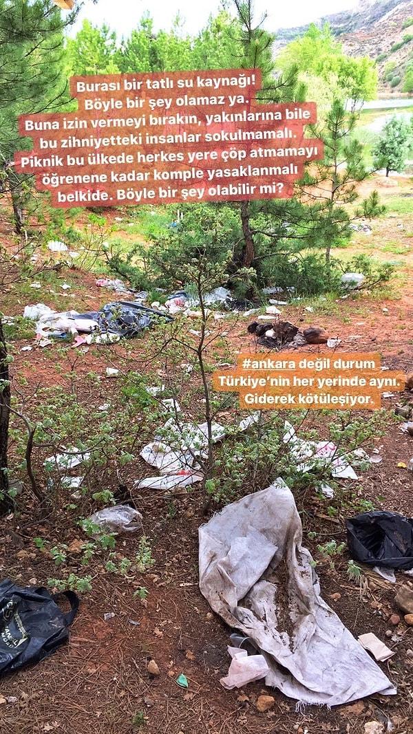 Saece İstanbul değil, birçok ilde manzara hep aynı. Biz ne piknik yapmayı ne de kuralına göre çöplerimizi kaldırmayı biliyoruz.