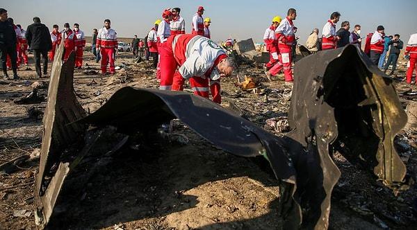 8. İran'ın Ukrayna'ya ait yolcu uçağını düşürmesi