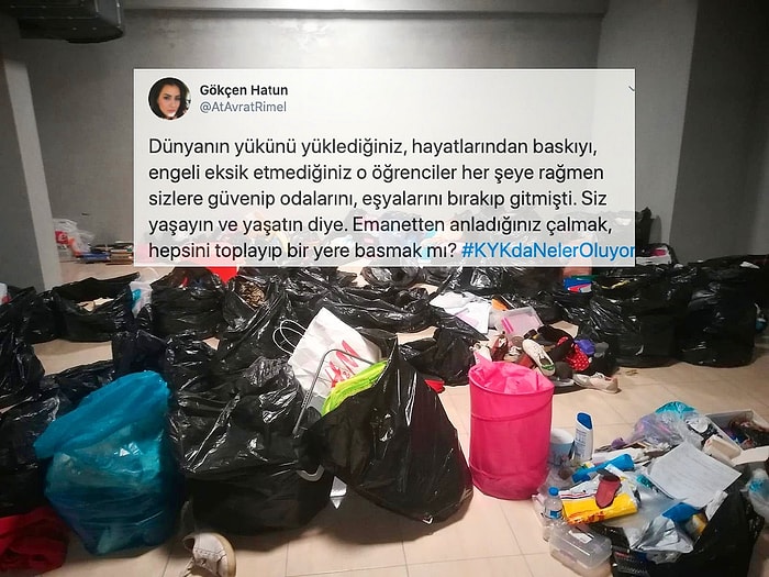 KYK Yurtlarında Yaşanan 'Eşya Krizi' ile Birlikte #KYKdaNelerOluyor Sosyal Medyanın Gündeminde