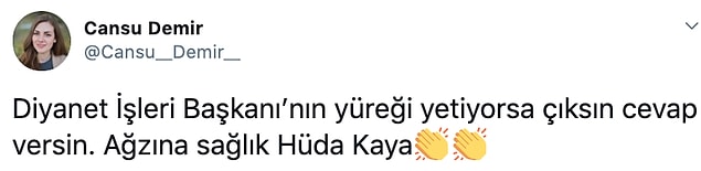 Hüda Kaya'nın açıklamaları, sosyal medyanın gündemindeydi...