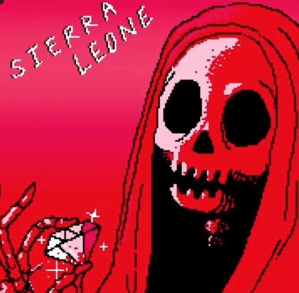 Этот кадр связан с бриллиантами, добычей алмазов и колонией в Сьерра-Леоне в 2014 году.