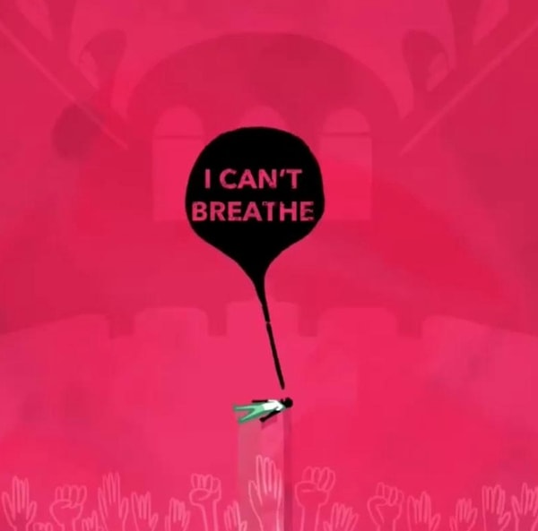 "Не могу дышать"