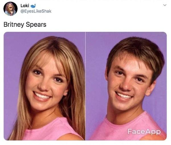 1. Бритни могла бы быть симпотным парнем!