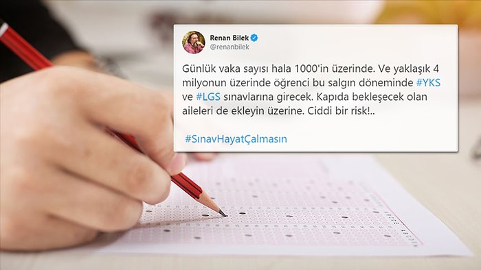 İkinci Dalga Beklenirken... YKS'ye Girecek Öğrencilerin #SınavHayatÇalmasın İsyanı Gündemde