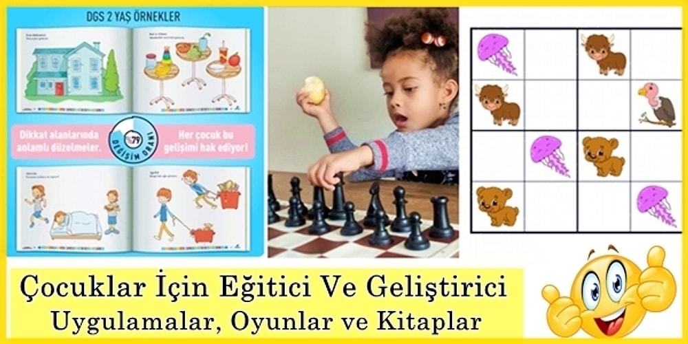 Çocuğunuz Eğlenirken Öğrensin: Dikkat ve Hafıza Güçlendiren Oyun, Kitap ve Uygulamalar