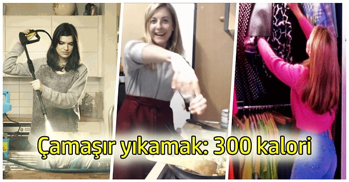 Her Gün Yaptığımız Rutin İşler ile Kaç Kalori Yaktığınızı Hiç Merak Ettiniz mi?