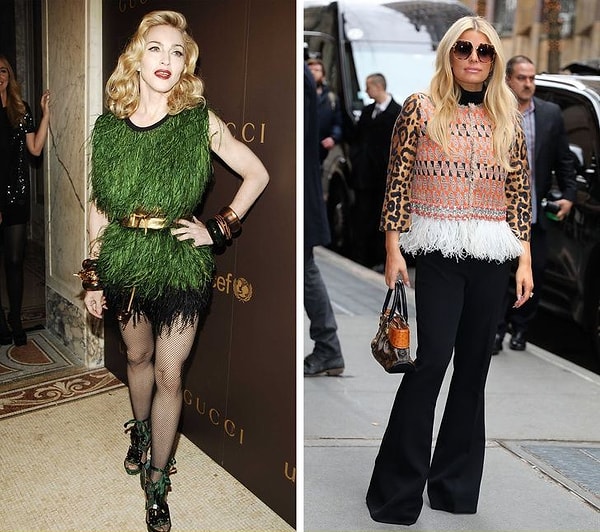 13. Saçaklı veya püsküllü kıyafetler bu sezon yeniden trend oldu. Bu detayı ister az, isterseniz abartılı bir şekilde kullanabilirsiniz. Madonna gibi baştan aşağı kullanmak zorunda değilsiniz.