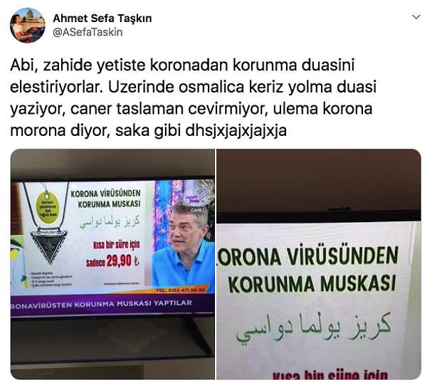 Prof. Dr. Caner Taslaman'ın yazıyı net bir şekilde okumaması bile eleştirildi.