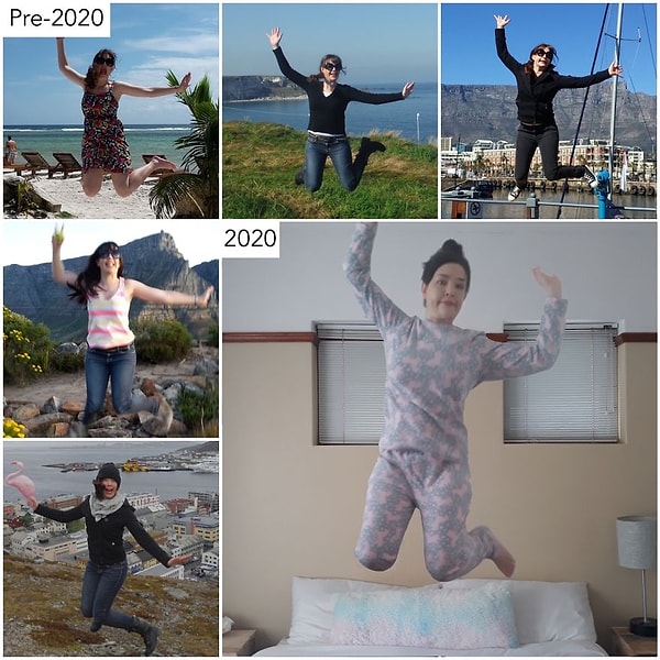 4. Наиболее подходящая поза, когда вы супер счастливы (или пытаетесь убедить себя, что Вы супер счастливы)