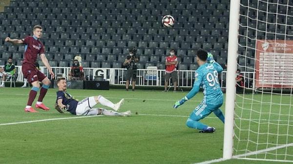 6. dakikada Sörloth'un attığı golle Trabzonspor, Kadıköy'de 1-0 öne geçti.
