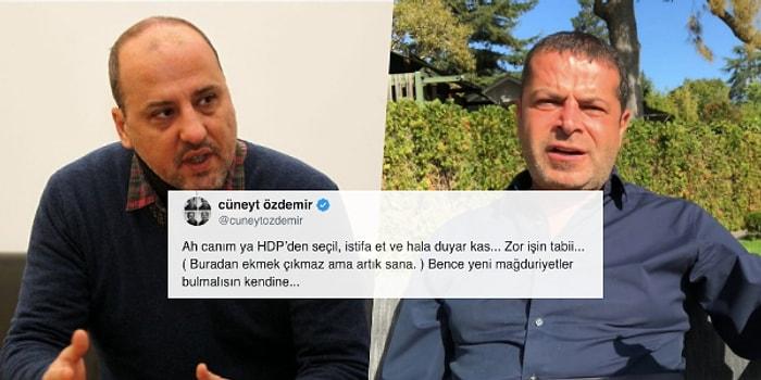 HDP Tartışması Sosyal Medyaya Taşındı: Twitter'da Ahmet Şık ve Cüneyt Özdemir Kavgası