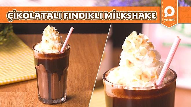 Fındık Severlerin Tadına Bayılacağı Çikolatalı, Fındıklı Milkshake Nasıl Yapılır?