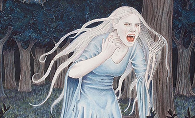4. İrlanda mitolojisinde yer alan 'banshee' sürekli feryat edip ağlayan bir yaratıktır. İnsanların, ailesinden yakın biri öleceği zaman bu yaratığın sesini duyduğu iddia edilir.