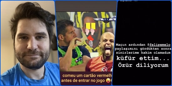 Felipe Melo'nun Göndermesine Dayanamayıp Küfreden Ceyhun Fersoy İfşa Sonunda Özür Dilemek Zorunda Kaldı