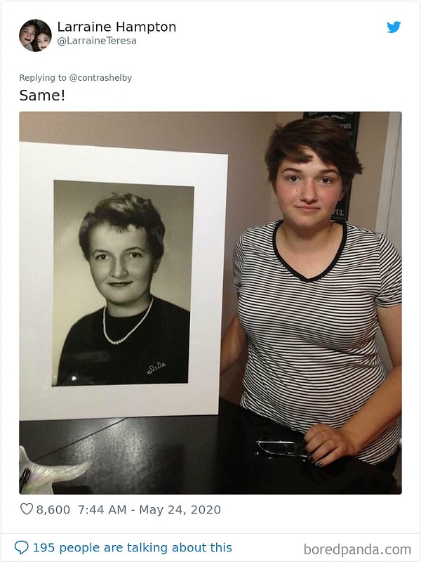 5. Выглядим как один и тот же человек