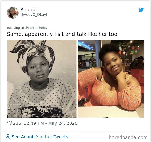 10. Одинаковые. Кстати у меня привычка так же сидеть и разговаривать как она