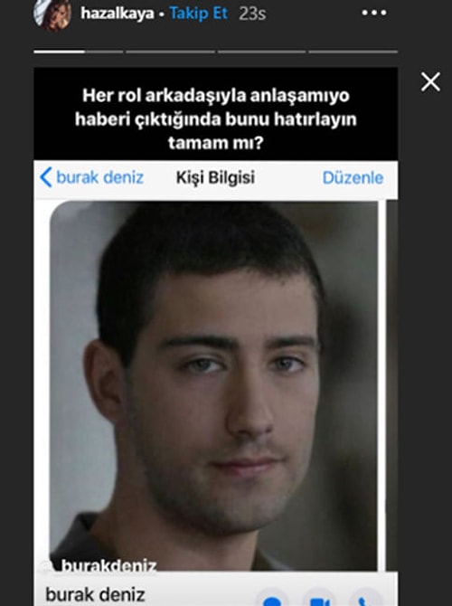 Aralarının Bozuk Olduğu Söylenen Hazal Kaya ile Burak Deniz'in Instagram'daki Atışmaları Herkesi Güldürdü!