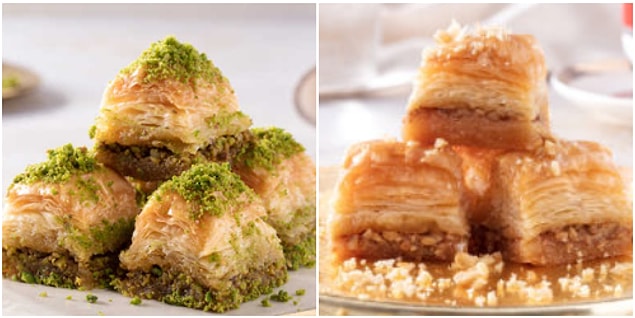 8. Fıstıklı Baklava / Cevizli Baklava