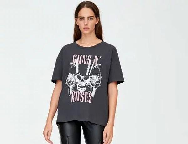 2. Pull&Bear'ın Guns'N Roses tşörtünün muadili Addax'ta!