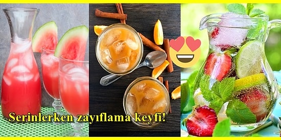 Yaz Sıcaklarında Serinlemenizi Sağlarken Yağ Yakmanıza da Yardımcı Olacak Buz Gibi İçecekler