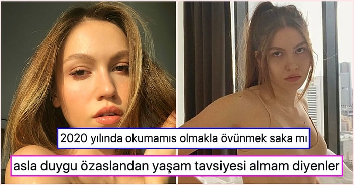 Hayat Tavsiyesi Veren Duygu Özaslan'ın, 'İyi ki Okulu Bırakmışım, Yine Olsa Yine Bırakırım' Sözleri Tepki Çekti