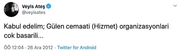 Ateş'e HDP'ye yaptığı eleştirinin ardından Twitter paylaşımları hatırlatılmıştı.