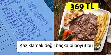 Cebimizi Cayır Cayır Yakan Bodrum'da Döner Yiyen Kişilere Gelen Toplam 2.263 TL’lik Hesap Gözümüzü Yaşarttı!