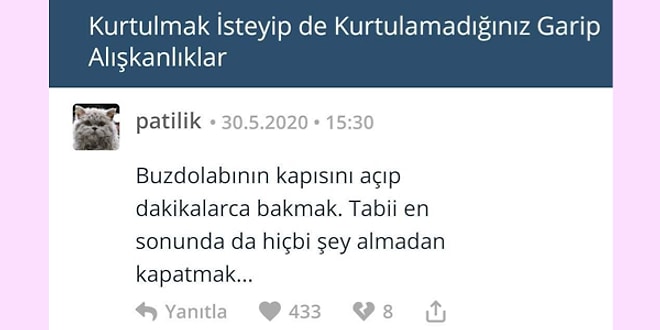 İstese de Kurtulamadıkları Alışkanlıklarını Paylaşarak Şaşırtan dio'cular