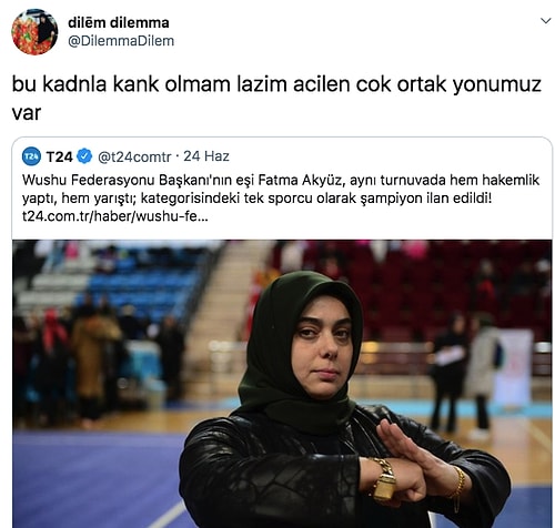 Wushu Turnuvasında Hem Hakem Hem Tek Yarışmacı Hem de Şampiyon Olan Fatma Akyüz Goygoycuların Dilinde