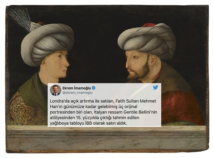 İstanbul'a Geliyor: İBB, Fatih Sultan Mehmet Portresini 6,5 Milyon TL'ye Satın Aldı