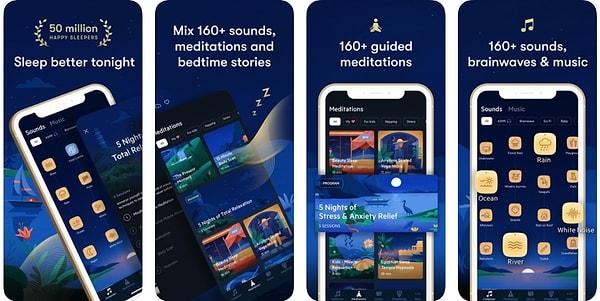 Uykuya dalmanızı kolaylaştırmak için harika bir uygulama olan Relax Melodies: Sleep Sounds'u tercih edin!
