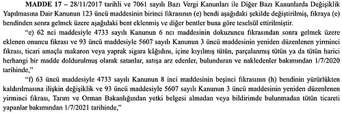 Resmi Gazete'de Yayımlandı: Tütün Doldurulmuş Şekilde Satılan Makaron ve Sigara Kağıdına Yasak Geliyor