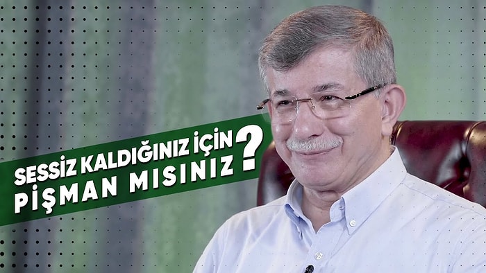 Ahmet Davutoğlu Sosyal Medyadan Gelen Soruları Cevaplıyor!