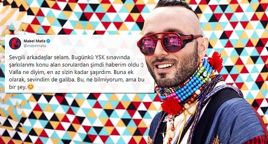 YKS'de Mabel Matiz Sorusu: 'En Az Sizin Kadar Şaşırdım'