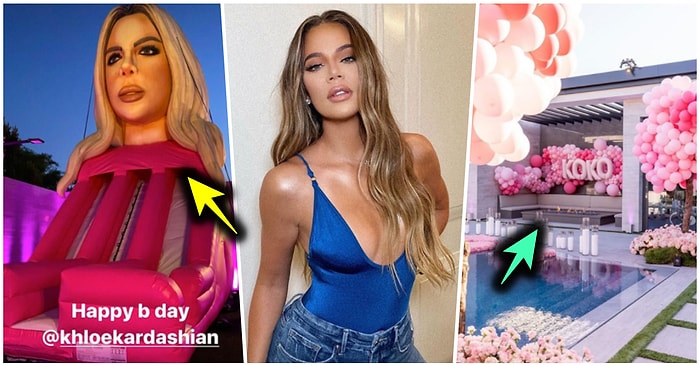 Böylesini Hiç Görmedik! Kylie Jenner’ın Ablası Khloe Kardashian İçin Düzenlediği Bi’ Acayip Doğum Günü Partisi