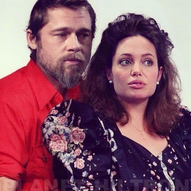 8. Brad Pitt ve Angelina Jolie