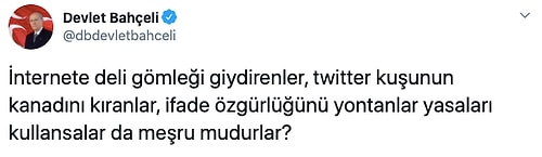 Arşiv: Bahçeli 2014 Yılında AKP'yi Hedef Alarak 'Twitter Kuşunun Kanatları Bunların Başına Kabus Gibi Çökecek' Demişti