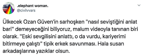 Ozan Güven'in Sevgilisi Deniz Bulutsuz'a Şiddet Uyguladığı İddiasına Sosyal Medya Sessiz Kalmadı!