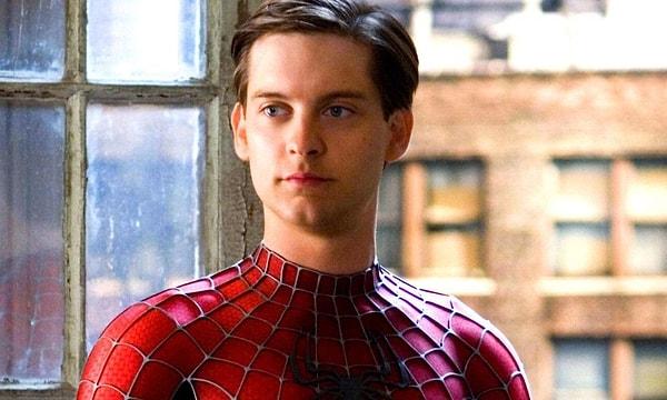 7. Tobey Maguire - Peter Parker (Spider Man)