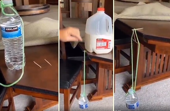 Basit Bir Deney ile Fiziğin Büyüleyici Yanını Gösteren Adam