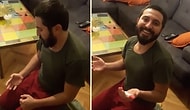 Namaz Kılıp Dua Ederken Eşinin Müjdeli Haberi ile Baba Olacağını Öğrenen Adamın Muhteşem Anları
