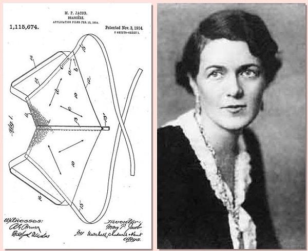 1913: Mary Phelps Jacob 'Backless Brassiere' adında ilk modern sütyenin patentini aldı.