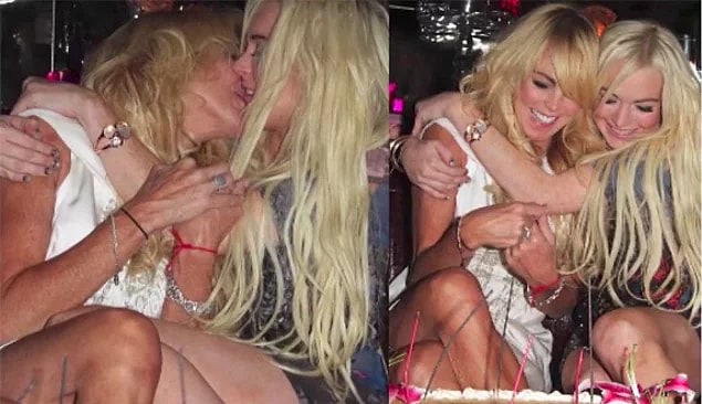 7. Lindsay Lohan ve annesi Dina Lohan: