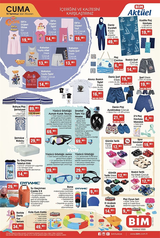 Tatil hazırlığı yapanların mutlaka göz atması gereken bir katalog.