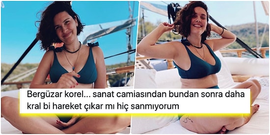 Doğum Sonrası Kilolarını ve Selülitlerini Tiye Alan Bergüzar Korel, Yaptığı Paylaşımla Olay Oldu!