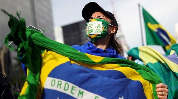 Brezilya, 1,6 milyon vaka ile salgının en çok görüldüğü 2. ülke