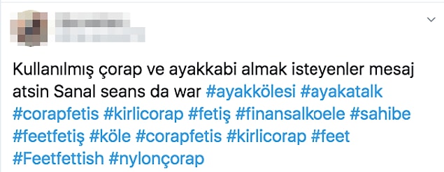 Bu kullanılmış çorap üreticileri anladığımız kadarıyla müşteri memnuniyetine de önem veriyor.