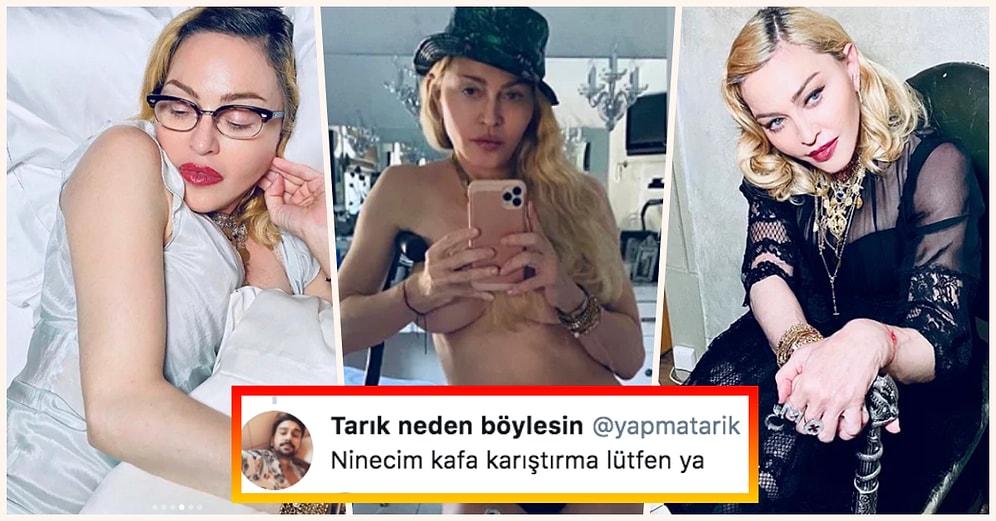 Ortalık Alev Alev! Yıllara Meydan Okuma Konusunda Herkesi Geride Bırakan Madonna’nın Üstsüz Paylaşımı Yine Olay Oldu