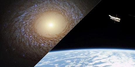 'Yünlü, Pofuduk ve Tüylü': Hubble Teleskobu Ortasında Boşluk Olan Bir Galaksinin Fotoğrafını Çekti
