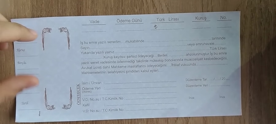 Bilmeyenler Icin Tek Tek Anlatiyoruz Senet Nasil Doldurulur